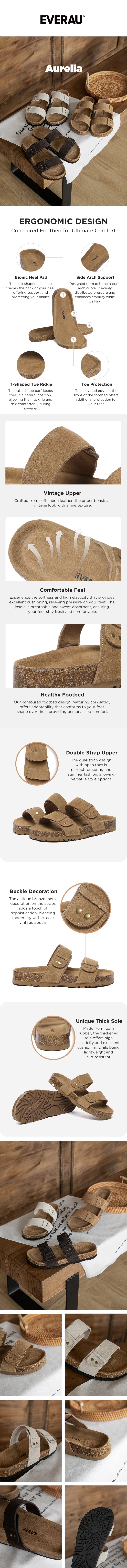 EVERAU® Unisex Slides Aurelia