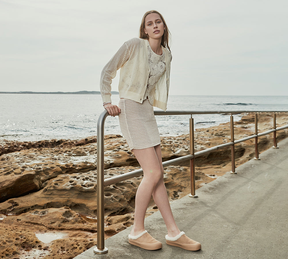 EVERAU® UGG Slippers Scuff Staney