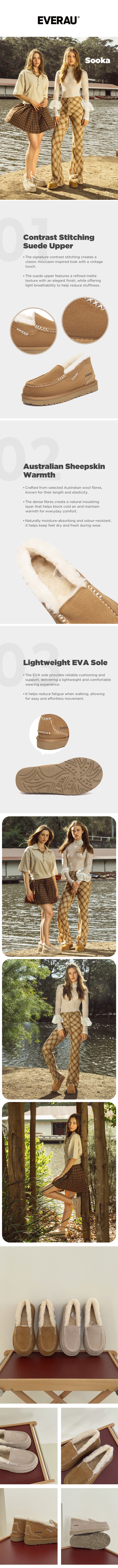 EVERAU® UGG Slippers Women Sooka