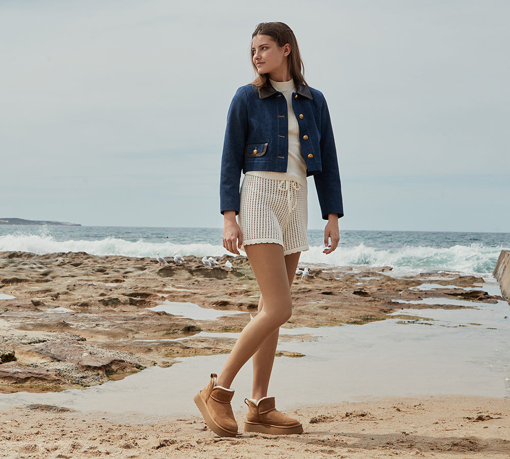 EVERAU® UGG Boots Platform Vesper