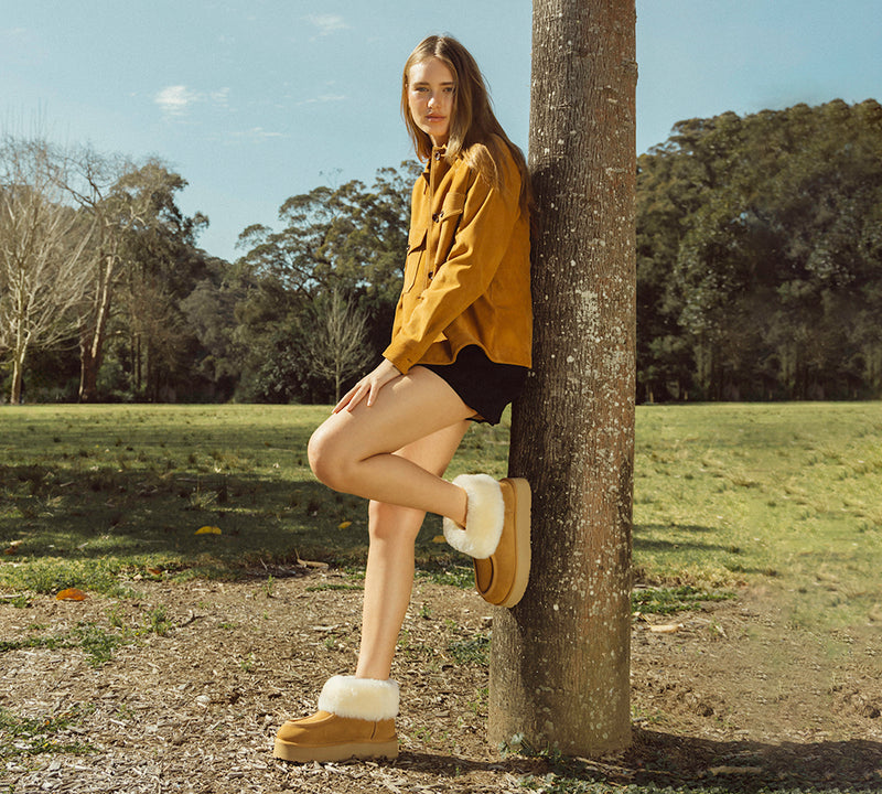 EVERAU® UGG Boots Women Loofee EVERAU
