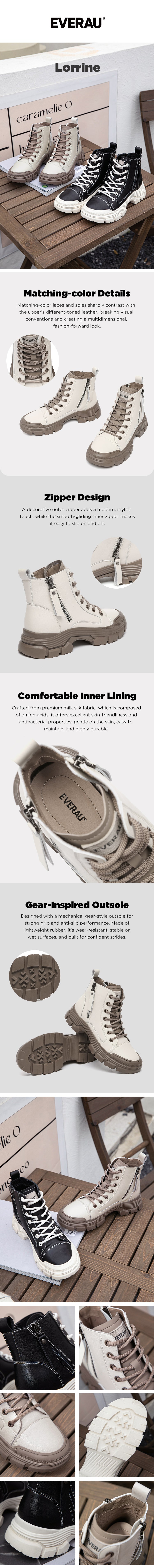 EVERAU® Women Leathet Boots Lorrine