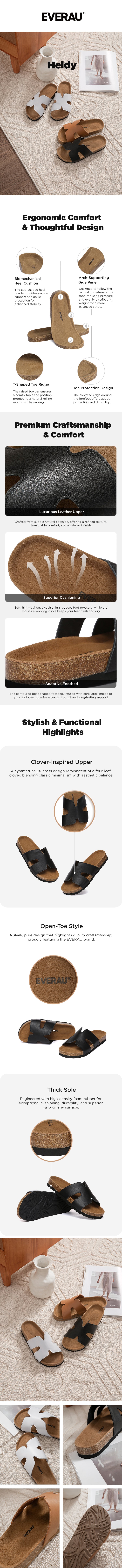 EVERAU® Women Slides Heidy