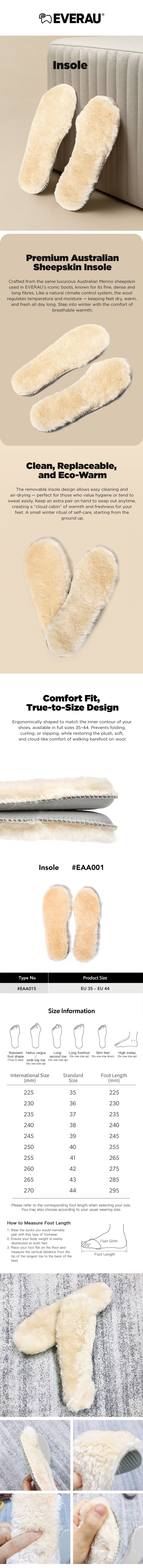 EVERAU® UGG Boots Slippers Insole Insert