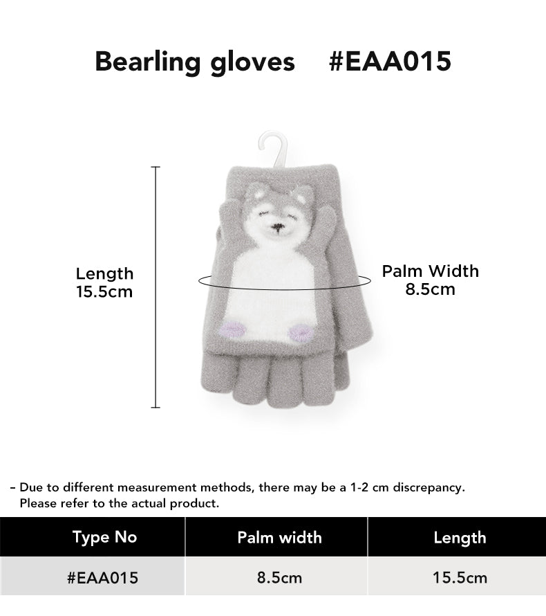 EVERAU® Fingerless Gloves Bearling size chart