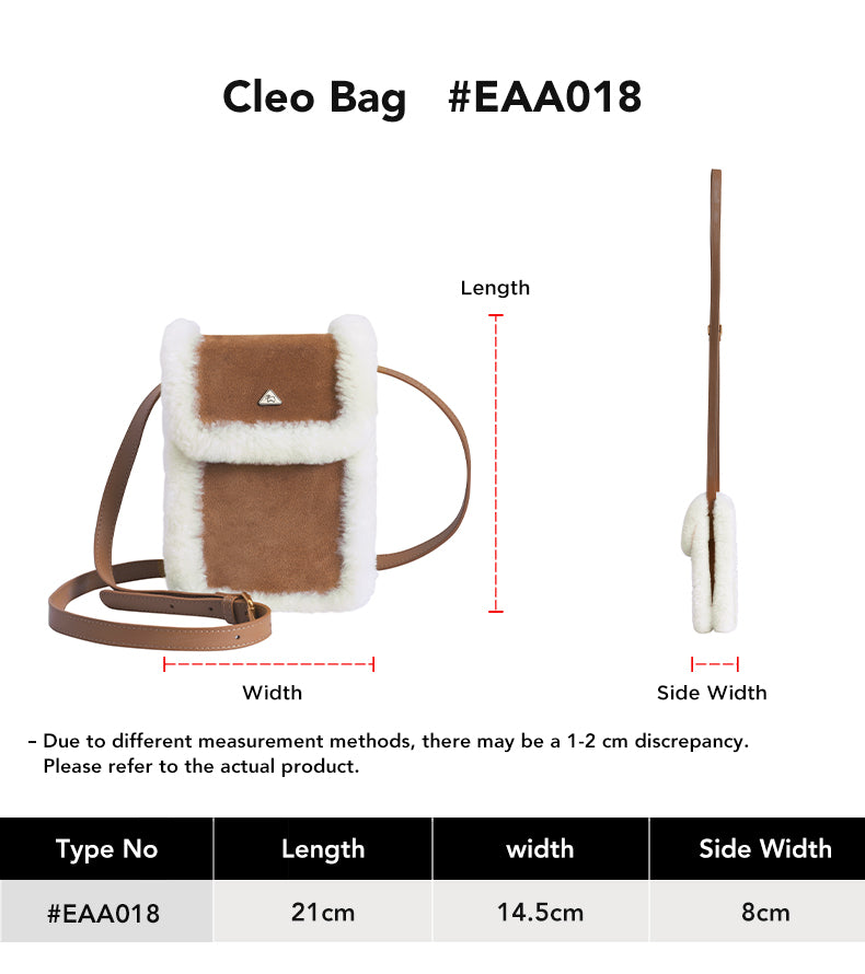 EVERAU® Women Bag Cleo size chart