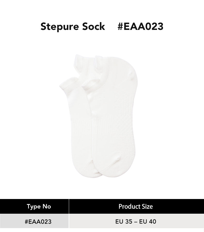 EVERAU® Cotton Stepure Shallow Mouth Socks One Pair size chart