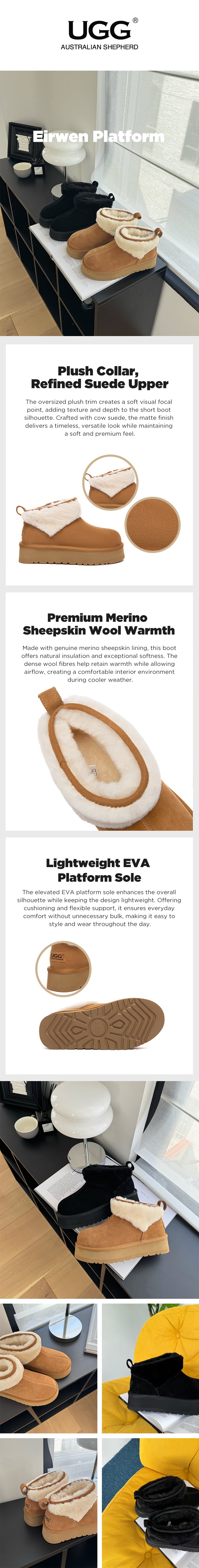 AUSTRALIAN SHEPHERD® UGG Boots Platform Eirwen