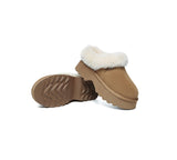 AUSTRALIAN SHEPHERD® UGG Slippers Sheepskin Wool Ankle Chunky Platform Murray