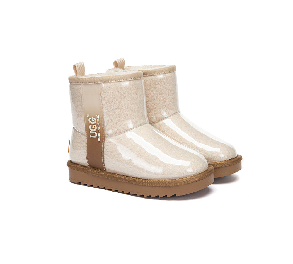 AUSTRALIAN SHEPHERD® UGG Boots Clear Waterproof Shearling Kids Coated Neo UGG AUSTRALIAN SHEPHERD