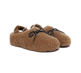 AUSTRALIAN SHEPHERD® UGG Slippers Women Curly Sheepskin Wool Slingback Barrett