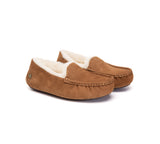 EVERAU® UGG Slippers Sheepskin Wool Moccasin Loafers Pielet EVERAU