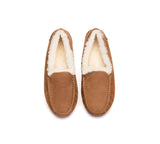 EVERAU® UGG Slippers Sheepskin Wool Moccasin Loafers Pielet EVERAU