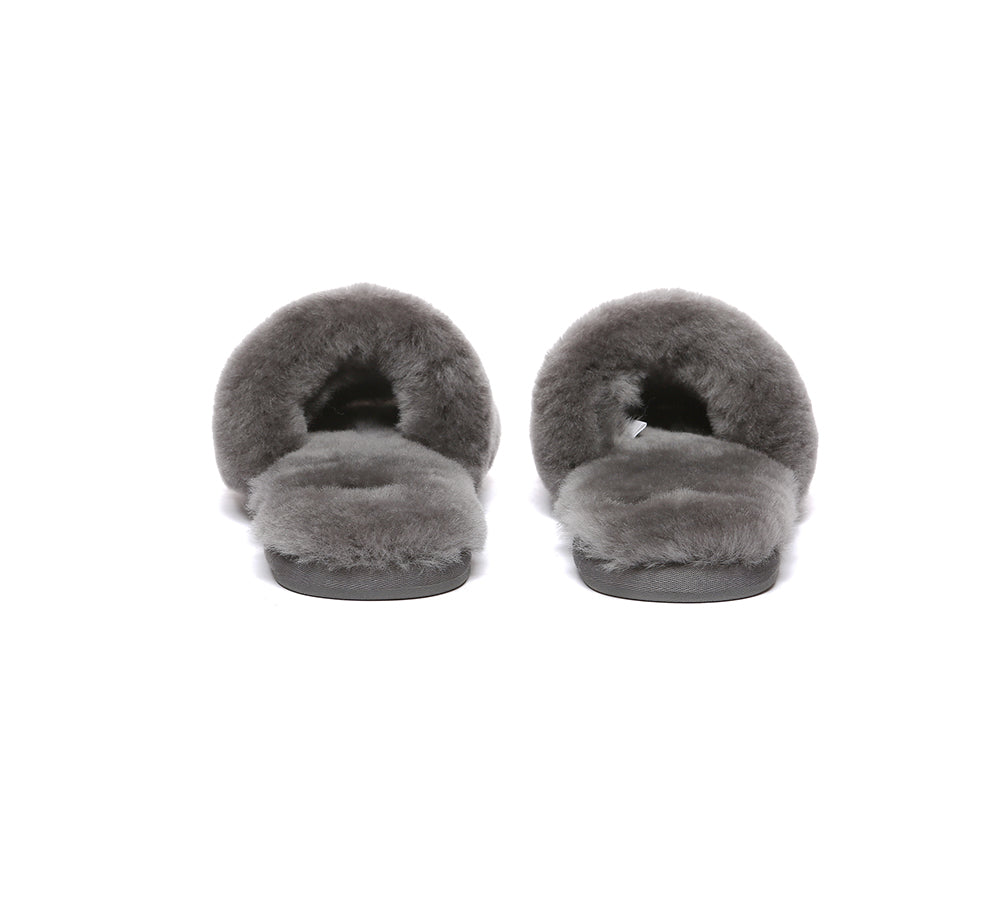 EVERAU® UGG Women Fluffy Slides Nala