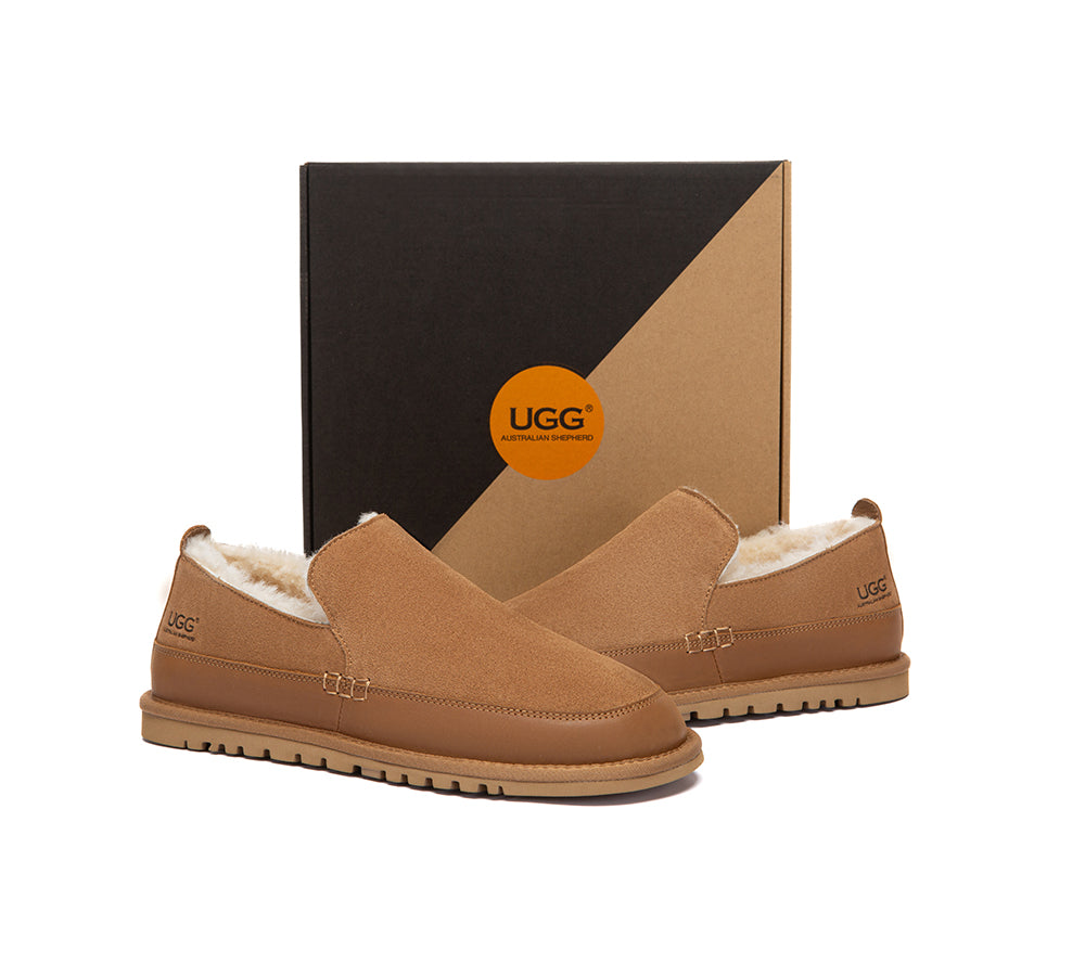 AUSTRALIAN SHEPHERD® UGG Slippers Men Moccasins Frozark UGG AUSTRALIAN SHEPHERD