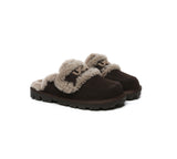 AUSTRALIAN SHEPHERD® UGG Slippers Women Sheepskin Wool Shearling Lined Rilee