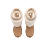 AUSTRALIAN SHEPHERD® UGG Boots Women Sheepskin Wool Collar Short Millen UGG AUSTRALIAN SHEPHERD