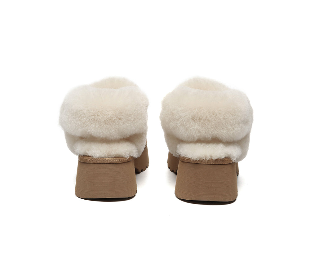 AUSTRALIAN SHEPHERD® UGG Slippers Women Chunky Platform Muna