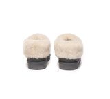 EVERAU® UGG Slippers Sheepskin Wool Suede Ankle Homey