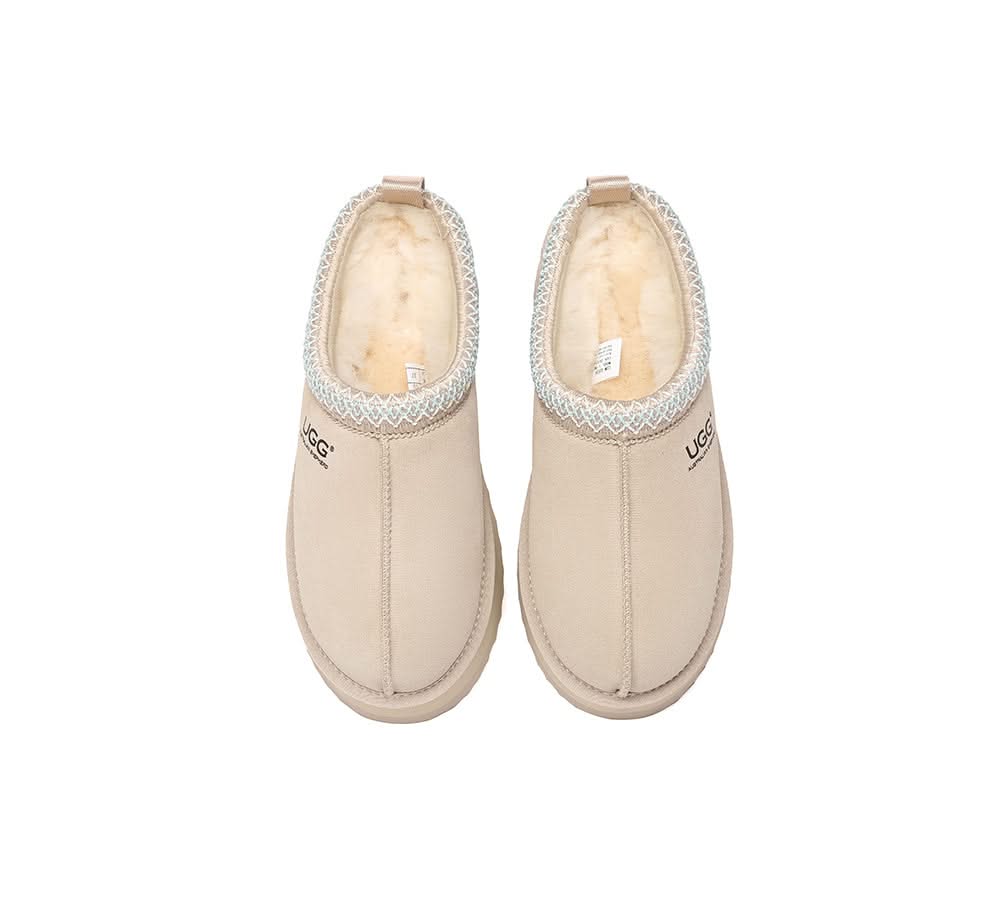 AUSTRALIAN SHEPHERD® UGG Slippers Sheepskin Wool Ankle Tazzy Tay Platform UGG AUSTRALIAN SHEPHERD