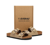 EVERAU® Adjustable Strap Summer Beach Mick Sandal Slides EVERAU