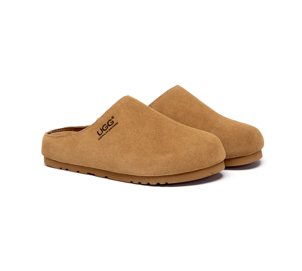 AUSTRALIAN SHEPHERD® Unisex Suede Clog Mules Marven UGG AUSTRALIAN SHEPHERD