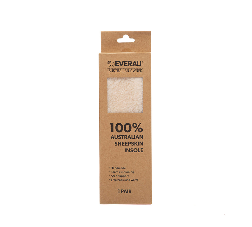 EVERAU® UGG Boots Slippers Insole Sheepskin Wool Insert EVERAU