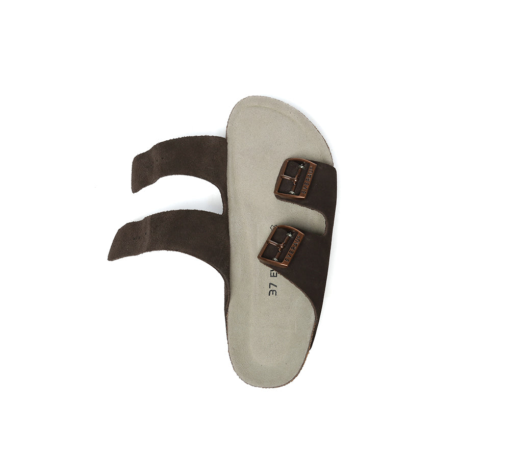 EVERAU® Adjustable Strap Slip-on Platform Sandal Slides