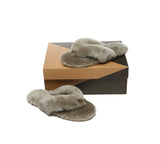 AUSTRALIAN SHEPHERD® UGG Thongs Women Fluffy Slides Farah