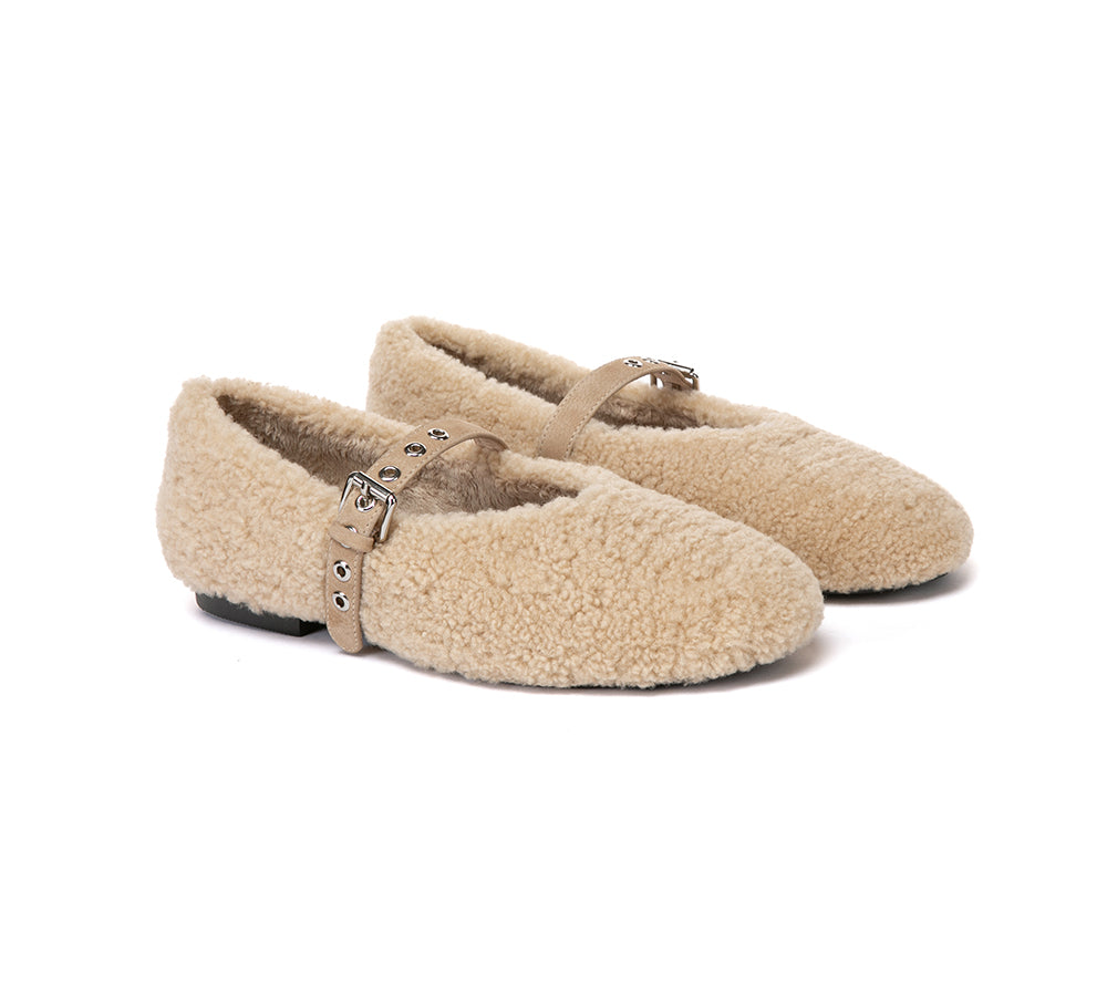 AUSTRALIAN SHEPHERD® Women UGG Slippers Bouclé Wool Melie Curl UGG AUSTRALIAN SHEPHERD