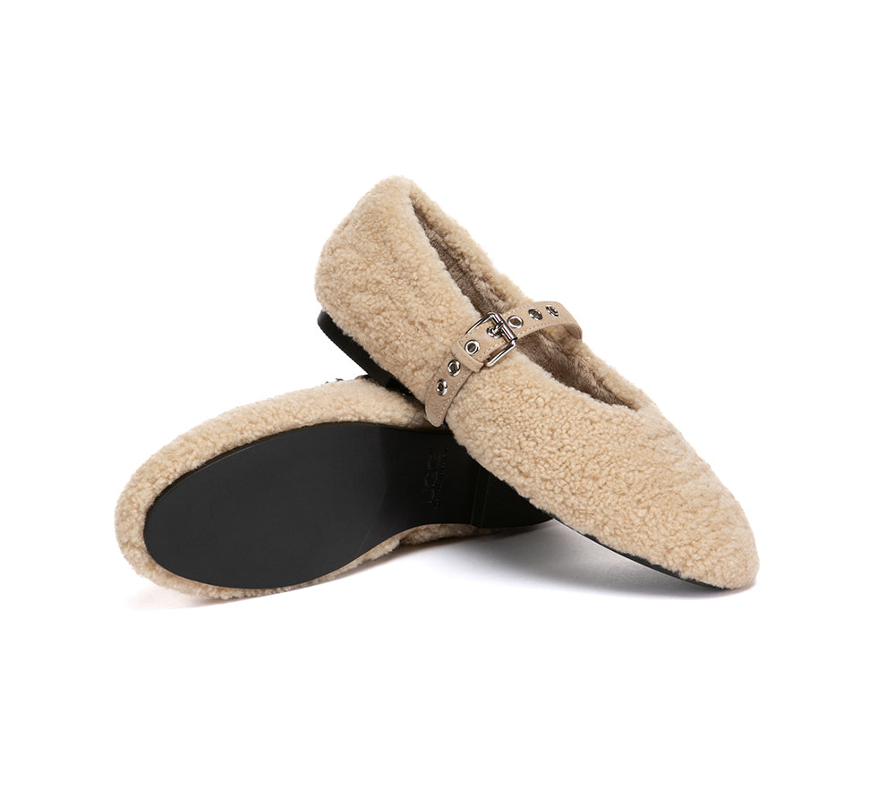 AUSTRALIAN SHEPHERD® Women UGG Slippers Bouclé Wool Melie Curl UGG AUSTRALIAN SHEPHERD