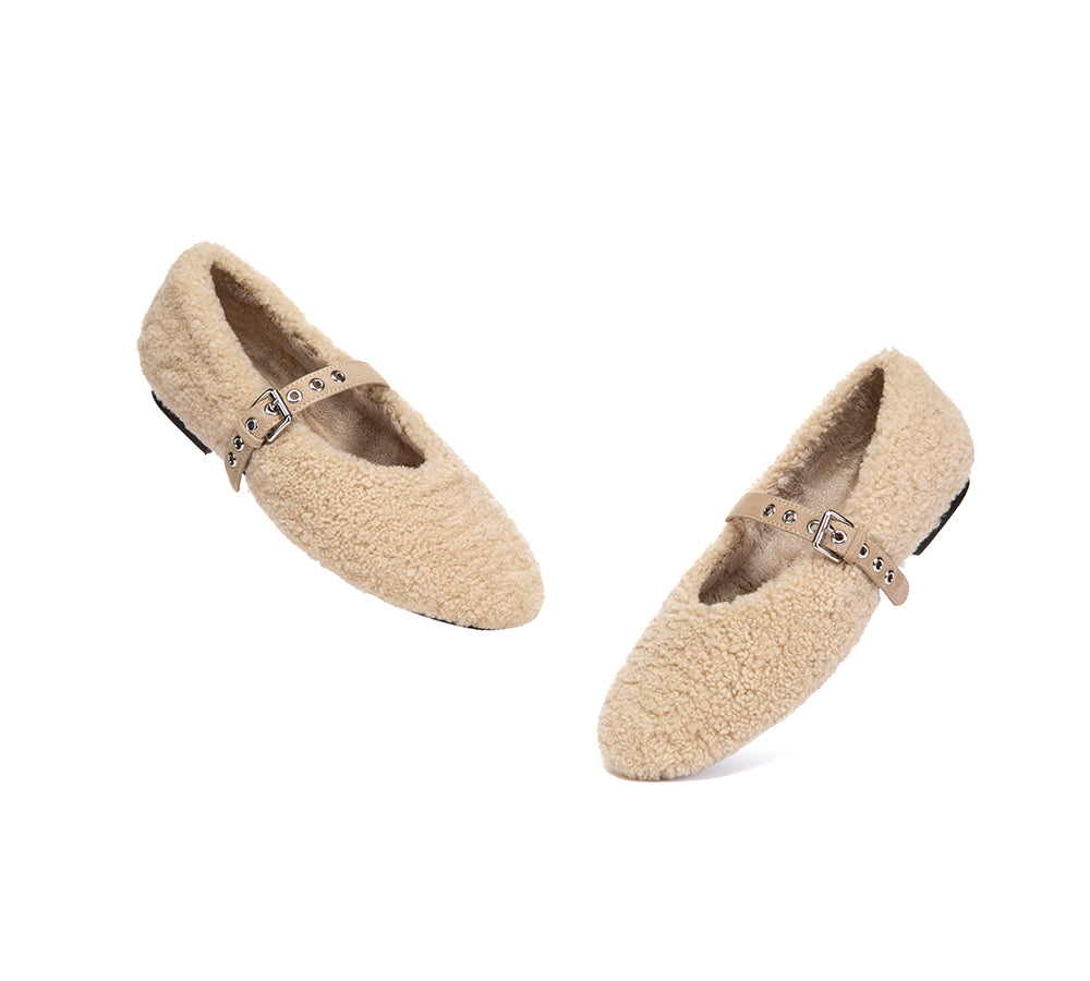 AUSTRALIAN SHEPHERD® Women UGG Slippers Bouclé Wool Melie Curl UGG AUSTRALIAN SHEPHERD