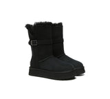 UGG EVERAU®  UGG Boots Women Sheepskin Wool Platform Short Valerie