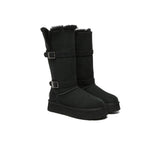 UGG EVERAU® UGG Boots Women Sheepskin Wool Knee High Platform Tall Valerie