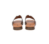 EVERAU® Women Slides Leather Ultra Soft Woven Flat Clovey EVERAU