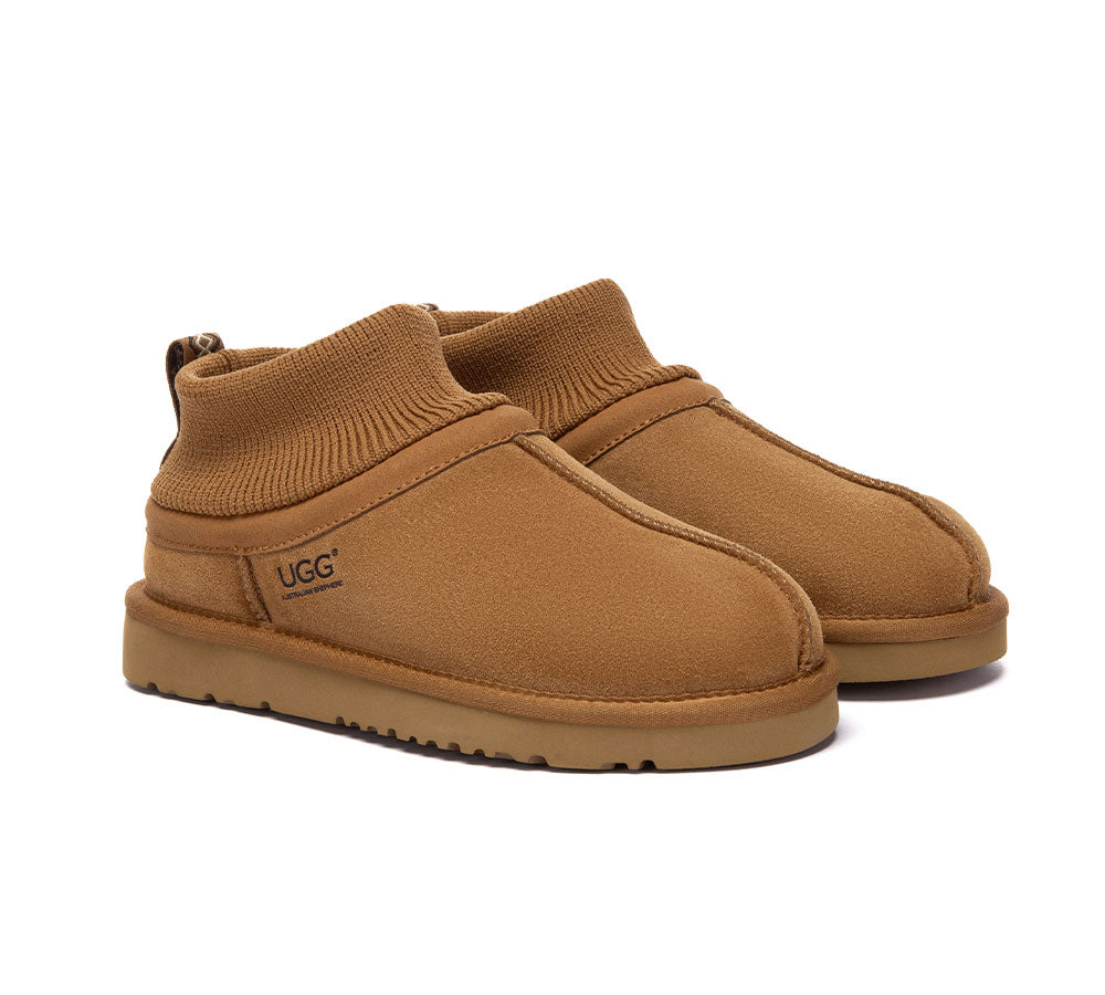 AUSTRALIAN SHEPHERD® UGG Boots Sheepskin Wool Stretchy Ankle Margaret UGG AUSTRALIAN SHEPHERD