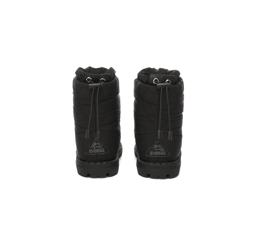 EVERAU® UGG Boots Kids Sheepskin Wool Waterproof Drawstring Sonita - UGG EXPRESS