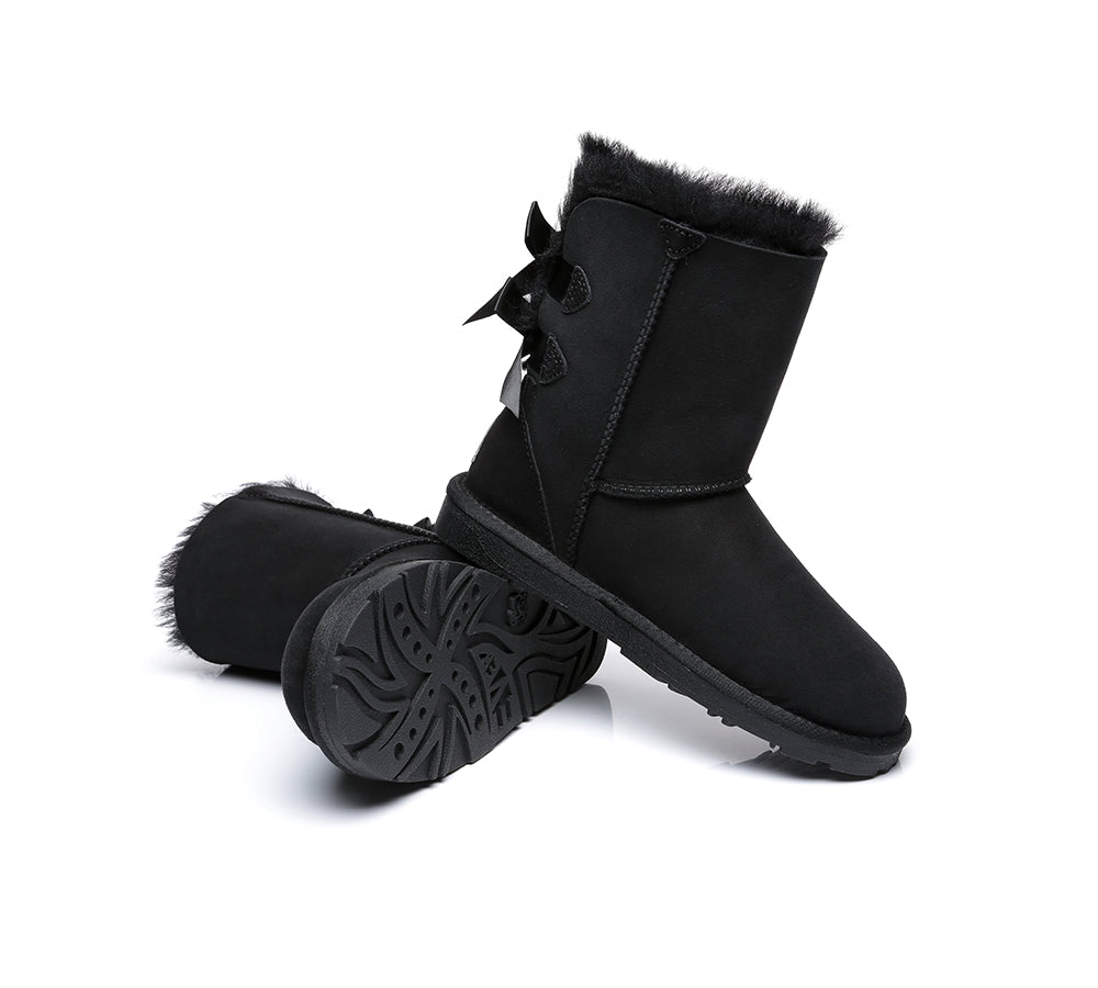 EVERAU® UGG Boots Women Short Back Bow EVERAU