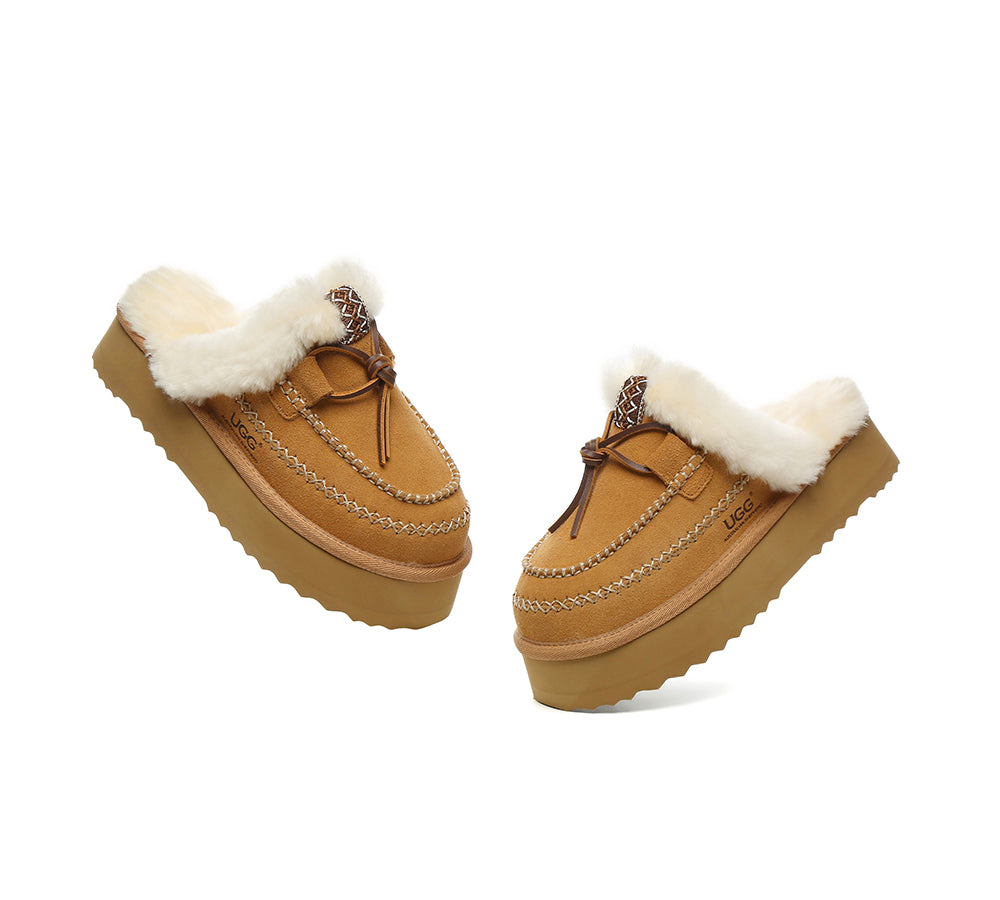 AUSTRALIAN SHEPHERD® UGG Slippers Women Platform Sammy