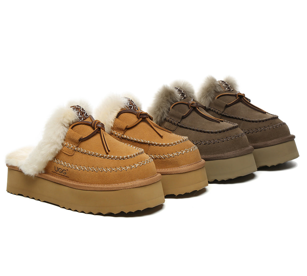 AUSTRALIAN SHEPHERD® UGG Slippers Women Platform Sammy