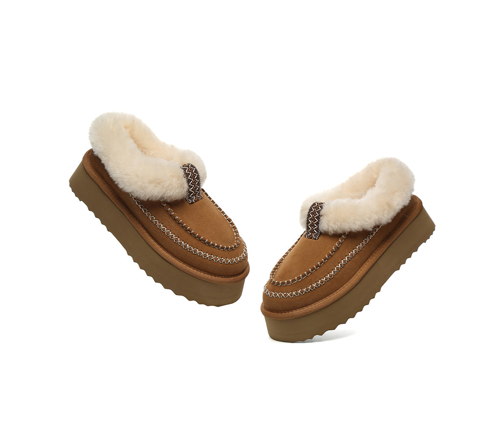 AUSTRALIAN SHEPHERD® UGG Slippers Women Platform Santana