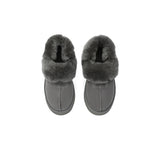 AUSTRALIAN SHEPHERD® UGG Slippers Women Removable Wool Strap Slingback Platform Suzie