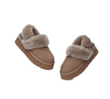 AUSTRALIAN SHEPHERD® UGG Slippers Women Removable Wool Strap Slingback Platform Suzie