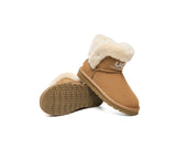 AUSTRALIAN SHEPHERD® UGG Boots Sheepskin Wool Shearling Lined Ankle Mini Oatha