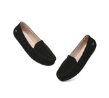 EVERAU® Women Suede Leather Moccasins Chic Soft Driving Loafers Morris EVERAU