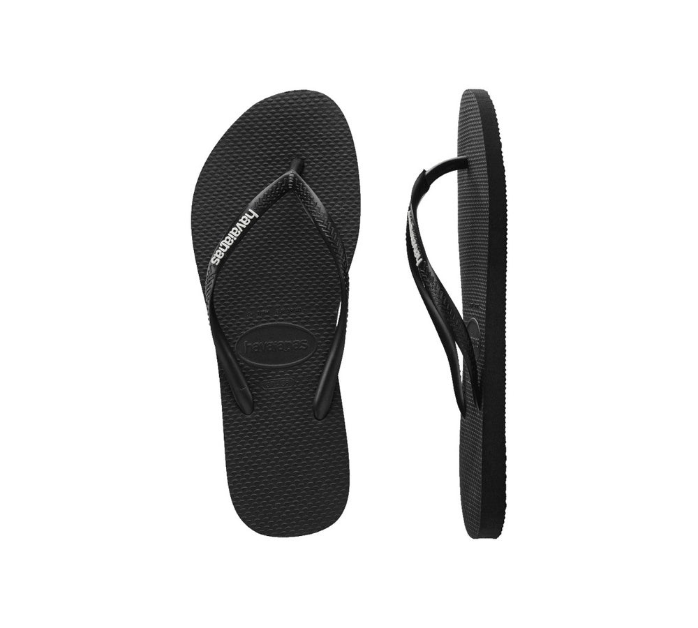 Havaianas® Slim Rubber Logo Thongs