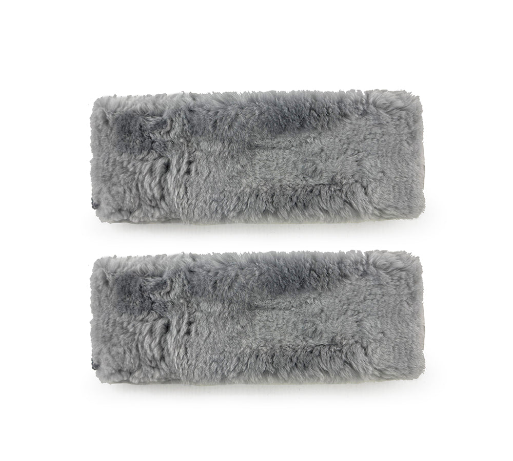 Lambskin Car Seat Safety Belt Cover Shoulder Pad