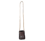 Women Sheepskin Wool Over Shoulder Neck Strap Phone Pouch - UGG EXPRESS