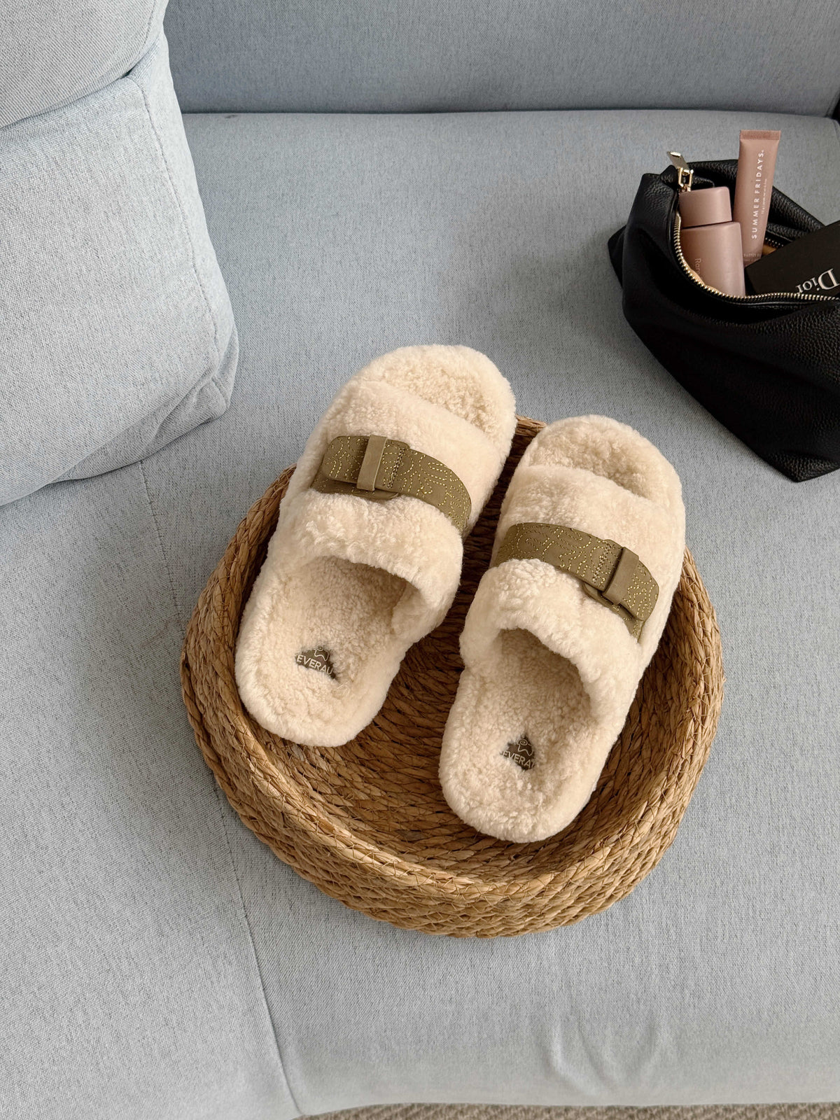 EVERAU® UGG Slippers Women Platform Croft Nylon