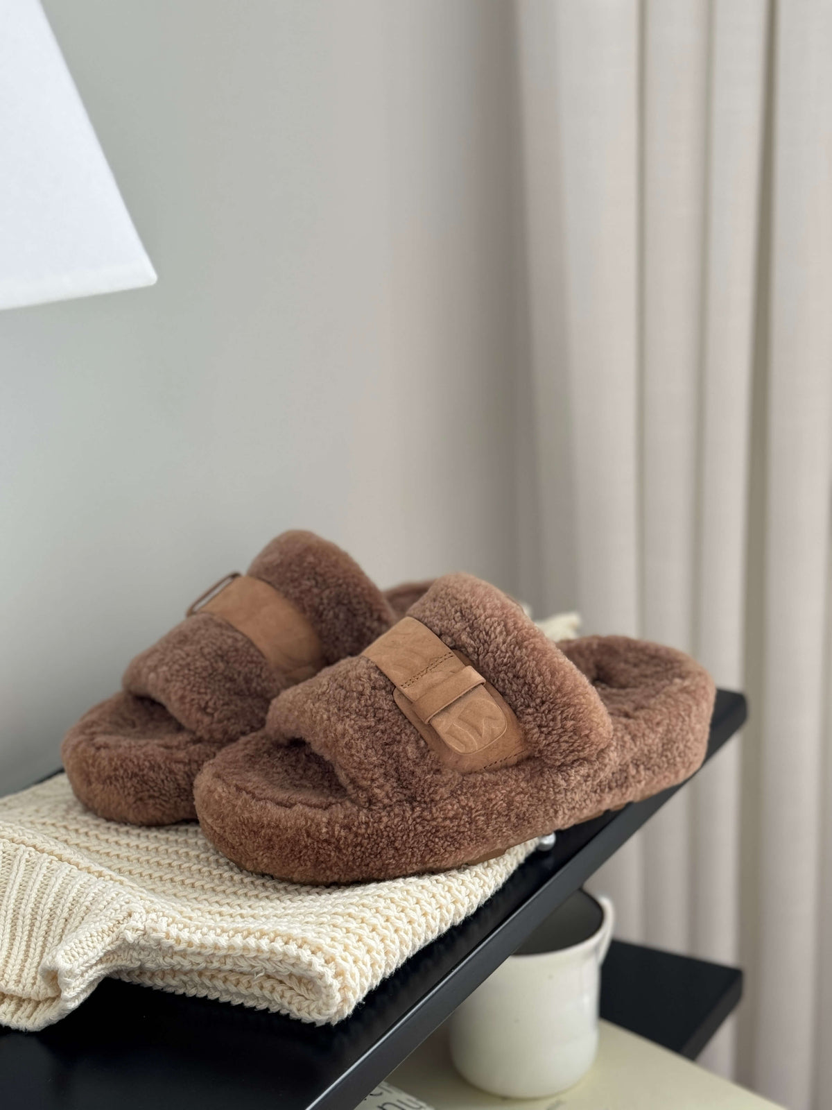 EVERAU® UGG Slippers Women Platform Croft Plus